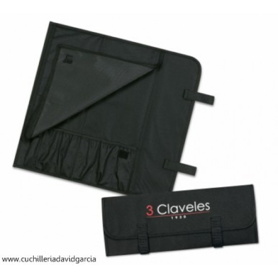 ESTUCHE  DE CUCHILLOS 3 CLAVELES 6 Piezas